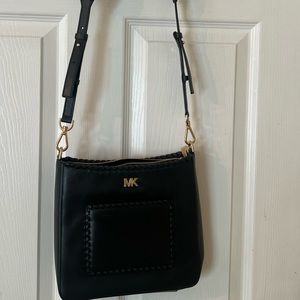 Michael Kors black satchel bag - leather - black